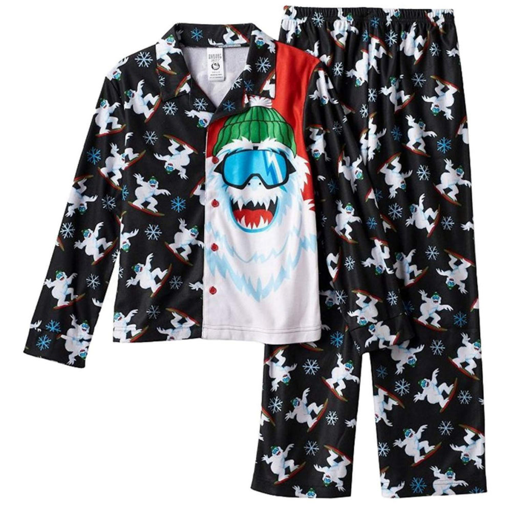 Mad Dog Concepts NWT Snowboard Yeti Flannel Pajamas XS 4
